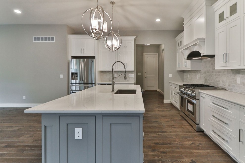 Fenton Hills Transitional Kitchen St Louis by Whalen Custom