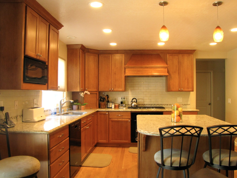 Finished Alder Transitional Kitchen San Francisco by