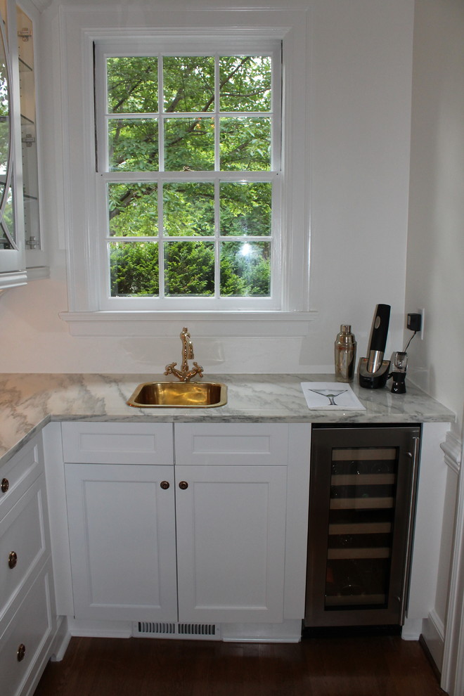 five points kitchen classic, white, marble Clásico Cocina