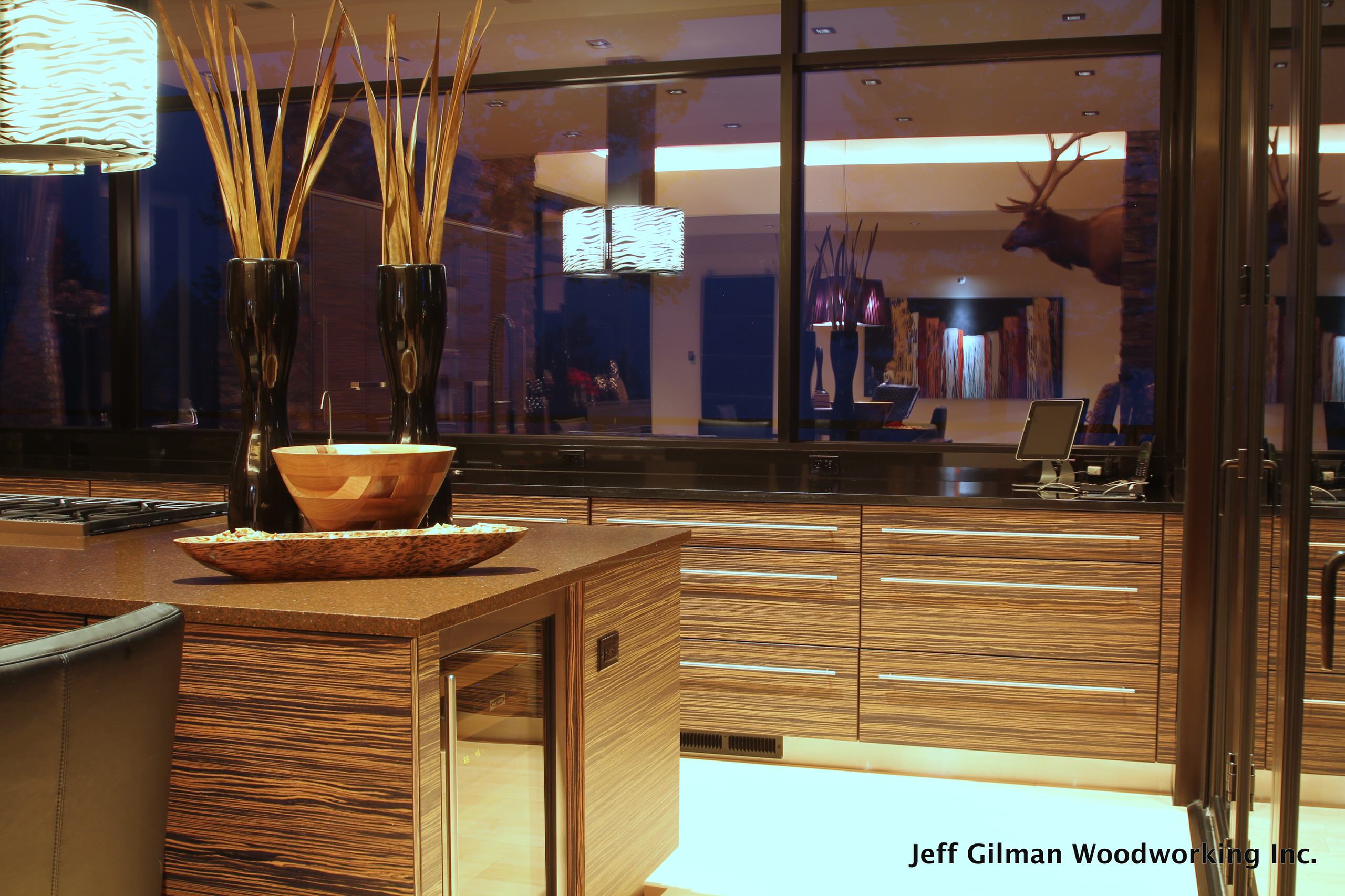 Jeff Gilman Woodworking  Custom Kitchen Storage Cabinets