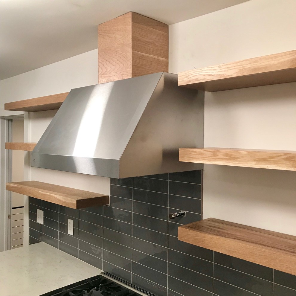 Floating Shelves Modern Kitchen New York Houzz