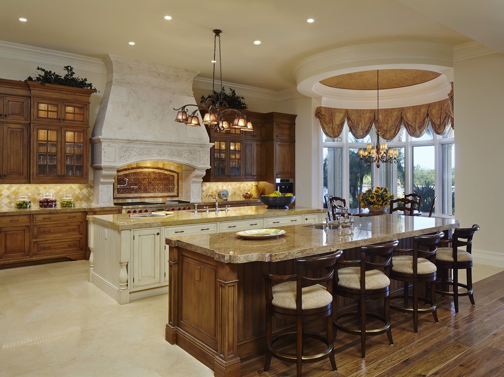 Florida Estate Mediterranean Kitchen Miami by Brantley