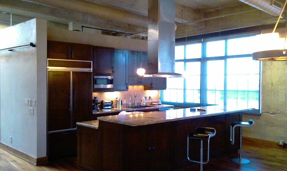 Flour Mill Loft Residences Contemporary Kitchen Denver by Bold