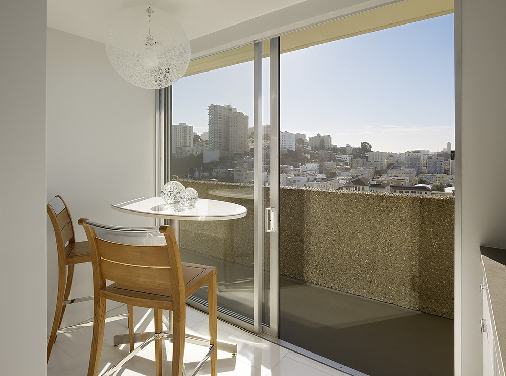 Kleine Moderne Wohnküche in San Francisco