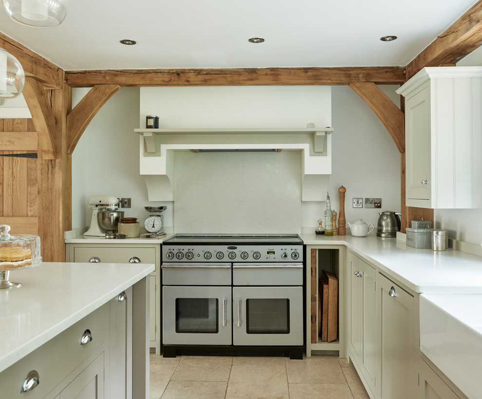 Farmhouse kitchen photo in West Midlands