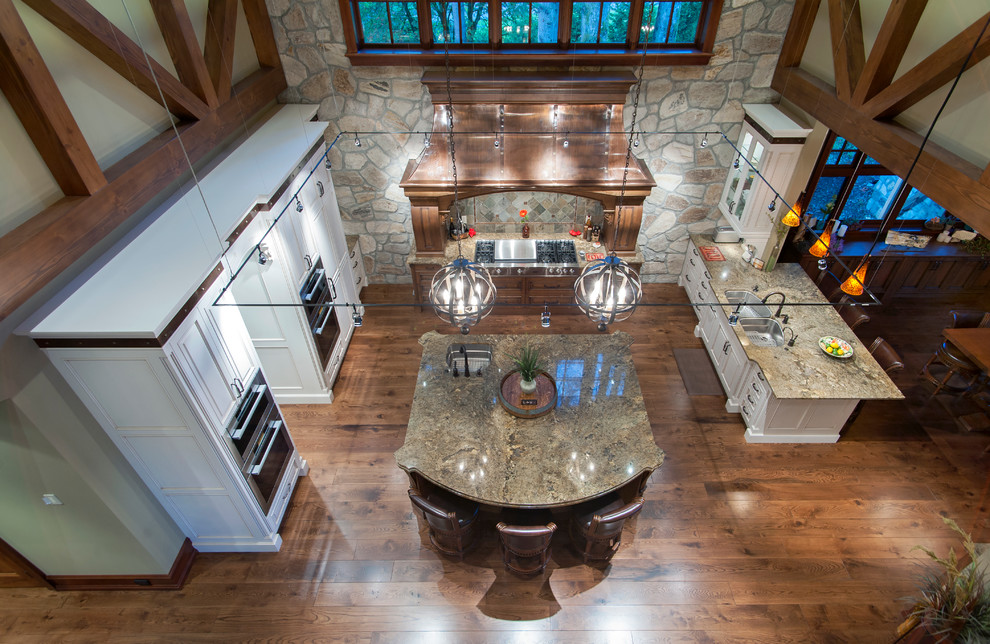 Fort Langley Rustic Kitchen Vancouver by Old World Kitchens