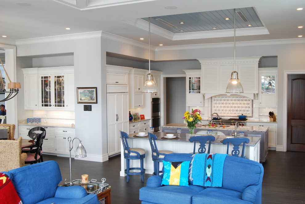 Fort Lauderdale Waterfront Beach Style Kitchen Cincinnati by