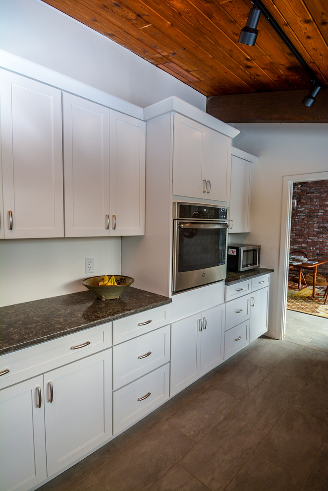 Framingham Deck Home Kitchen Midcentury Kitchen Boston by The Corner Houzz