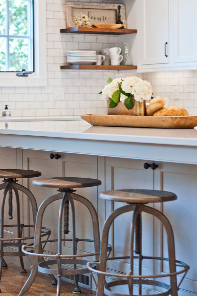 Franklin Farmhouse Feel Transitional Kitchen Nashville by Hermitage Kitchen Gallery LLC