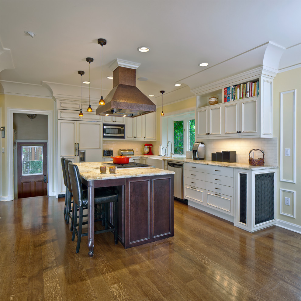 French Chateau Traditional Kitchen Seattle by Gaspar's