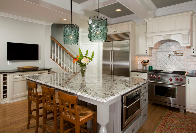 French Colonial Kitchen Transitional Kitchen Dc Metro By Sun Design Remodeling