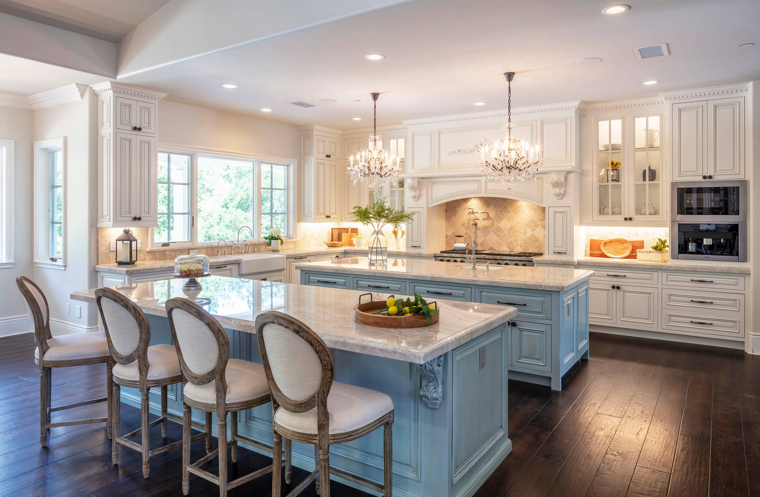 French Country Kitchen Cabinet Colors Things In The Kitchen   French Country Chateau Custom Home Fautt Homes Img~f2d174560cf59df9 14 7744 1 239bfae 