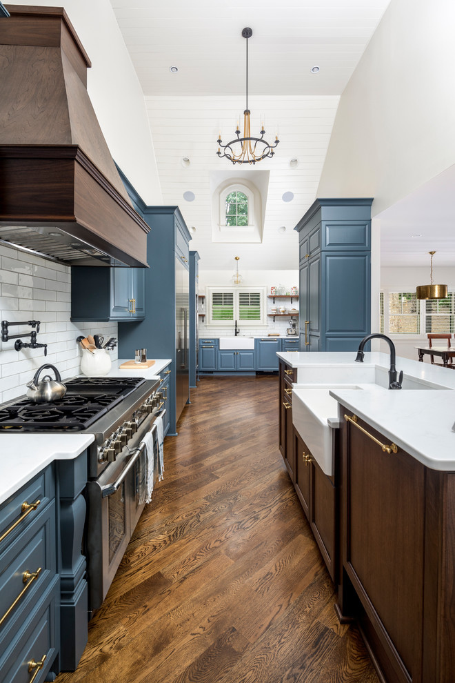 French Country Home Renovation - Transitional - Kitchen - Charlotte ...