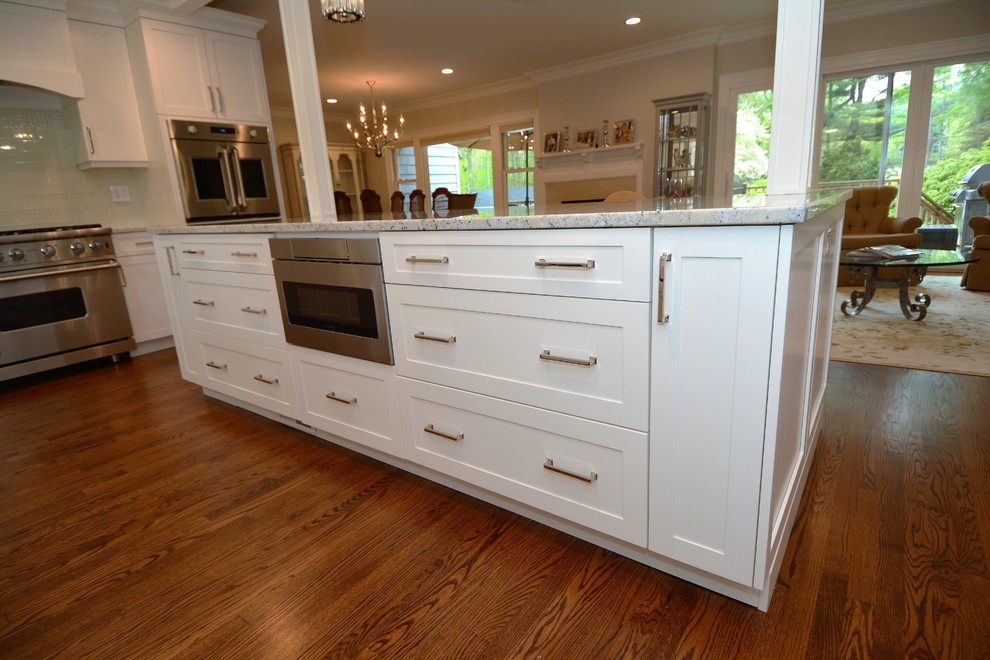 French Doors and Hardwood Floors; The Fashionable Kitchen Transitional Kitchen New York