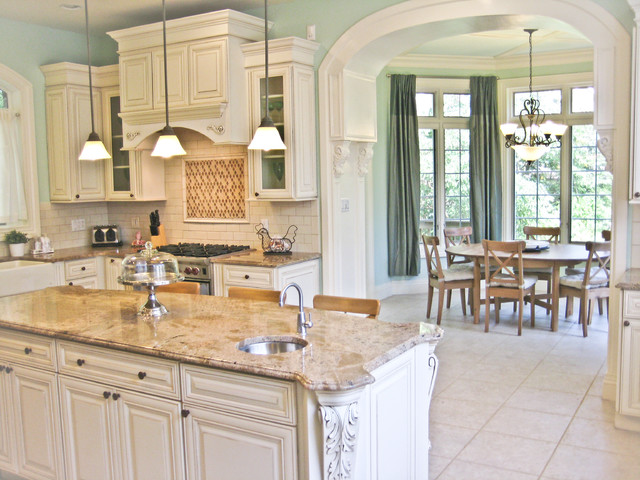French Manor Home Staten Island N Y, Staten Island Kitchen Cabinets Ny