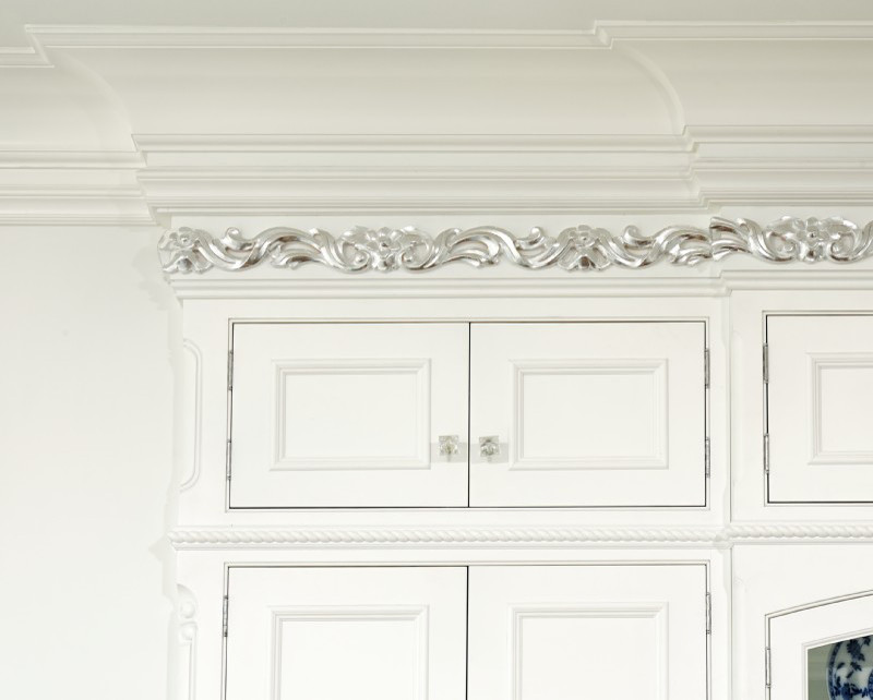 Kitchen - traditional kitchen idea in DC Metro with beaded inset cabinets and white cabinets