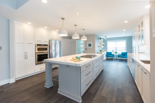 Fresh Contemporary Kitchen In Warrington Pa Contemporary Kitchen Philadelphia By Meridian Construction Houzz