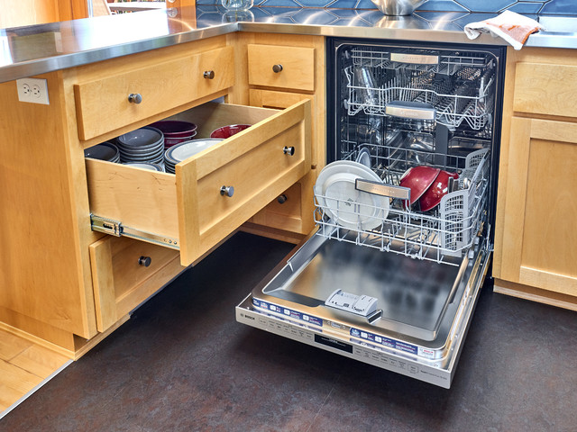 Custom Wood Dish Drying Rack - Kitchen - Portland - by Rose City Carpentry  and Remodeling