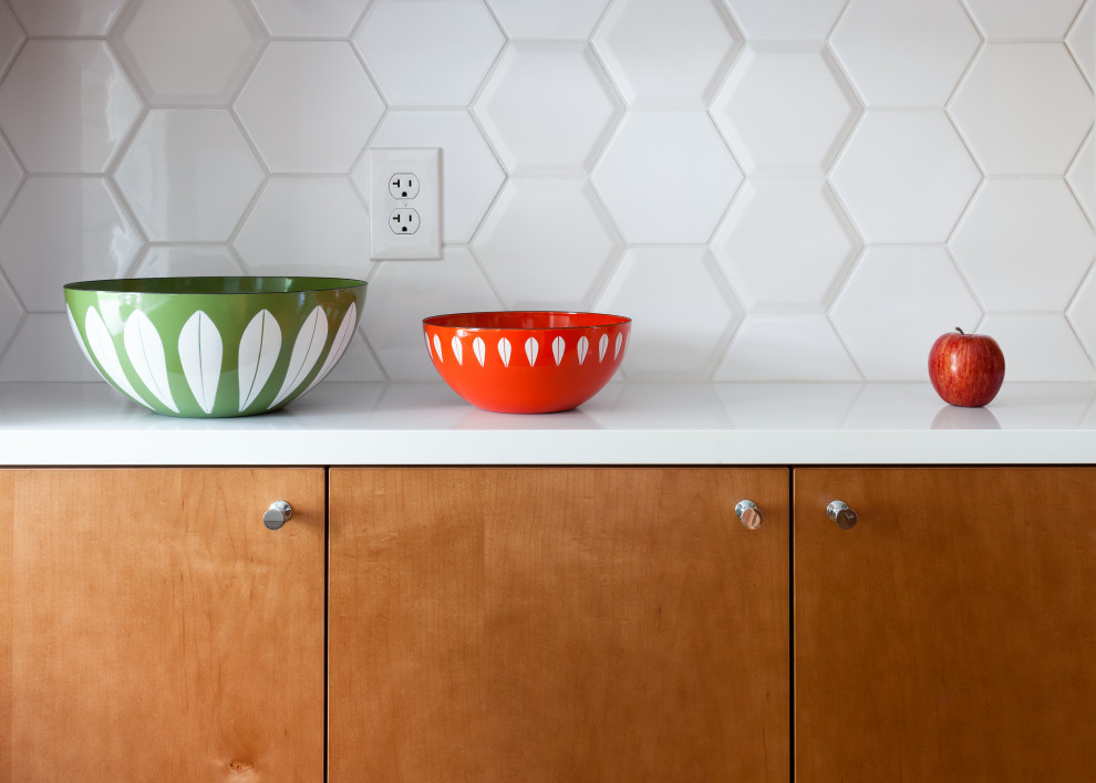 Fresh Mid-Century Kitchen Reno - Midcentury - Kitchen - Seattle - by ...
