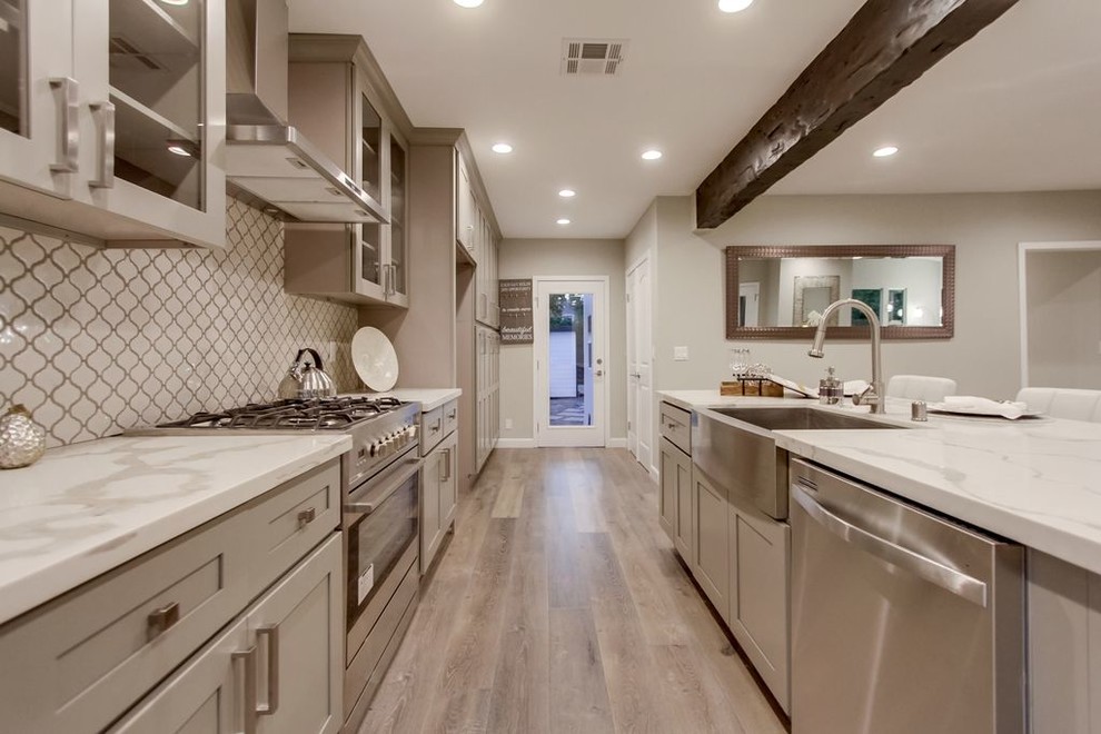 Fresno Grey Kitchen and Bath Modern Kitchen Los Angeles by