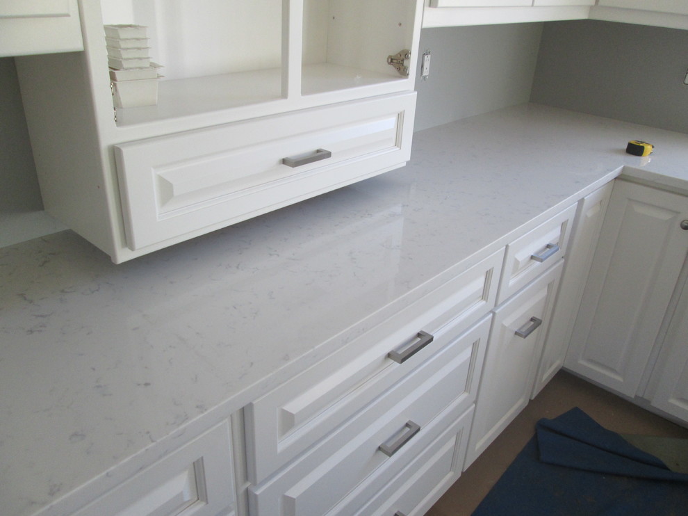 Frosty Carrina Quartz countertops - Traditional - Kitchen - Other - by ...