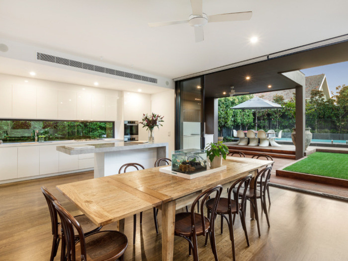 Minimalist kitchen photo in Perth