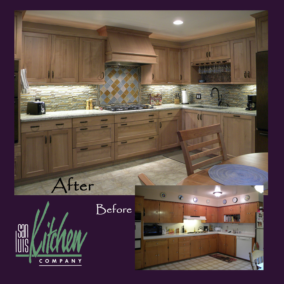 Gallery Before & After, San Luis Kitchen, Brookhaven Beach Style