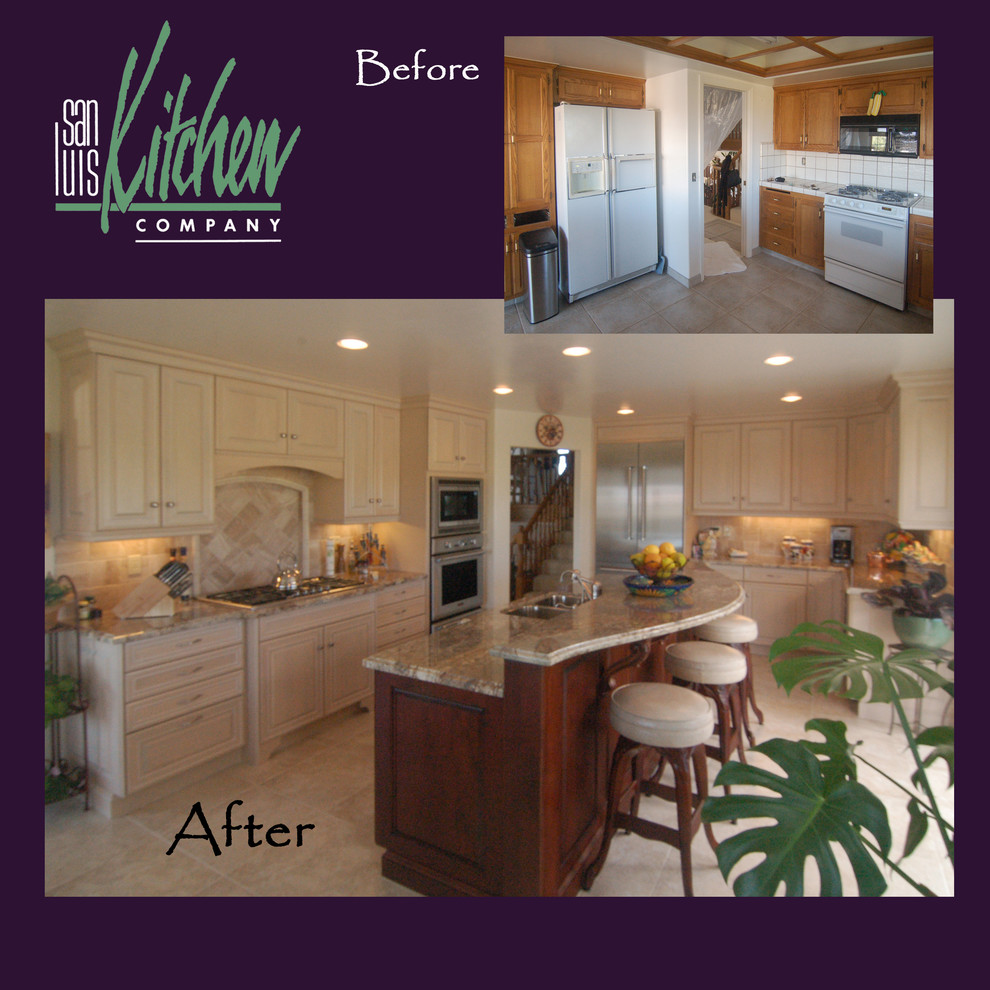Gallery Before & After, San Luis Kitchen, Brookhaven Traditional