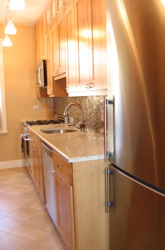 Galley Kitchen Contemporary Kitchen New York by User Houzz