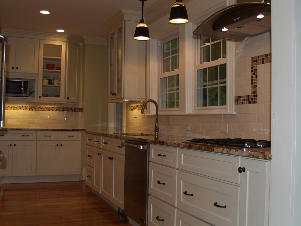 Galley Kitchen Newton, MA - Traditional - Kitchen - Boston - by Dishington Construction - Jensen ...