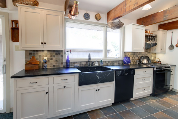 Galley White Country Kitchen Traditional Kitchen Philadelphia By K T Highland Inc