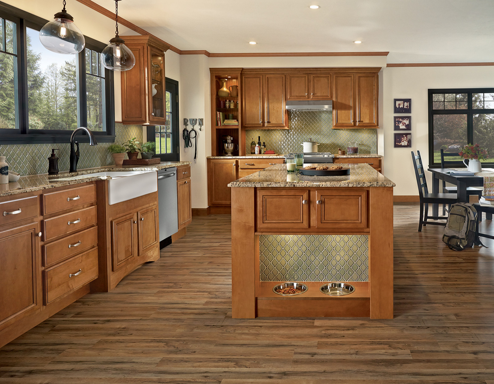 Galway Kitchen In Maple Caramel With Java Glaze Transitional Kitchen Detroit By Cardell Cabinetry Houzz