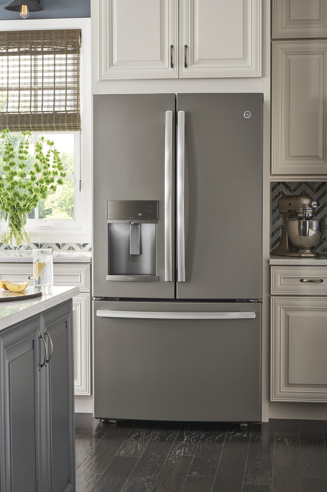 GE French Door Refrigerator - Transitional - Kitchen - Cincinnati - by ...