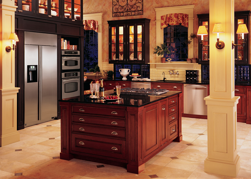 GE Profile Kitchen Appliances Traditional Kitchen Los Angeles