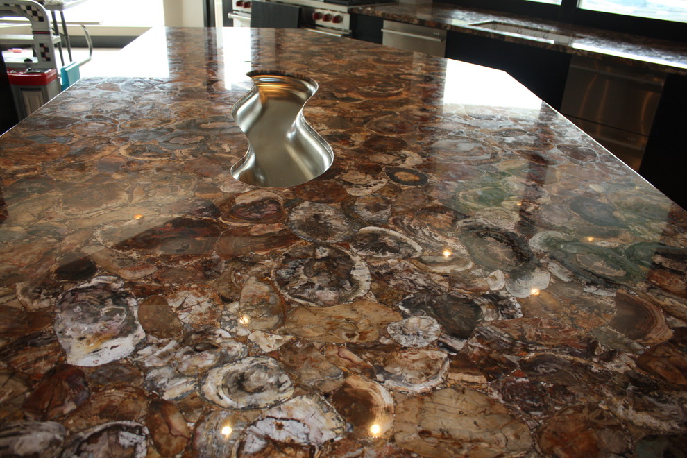Gemstone - Contemporary - Kitchen - Las Vegas - by Presidio Tile, LLC
