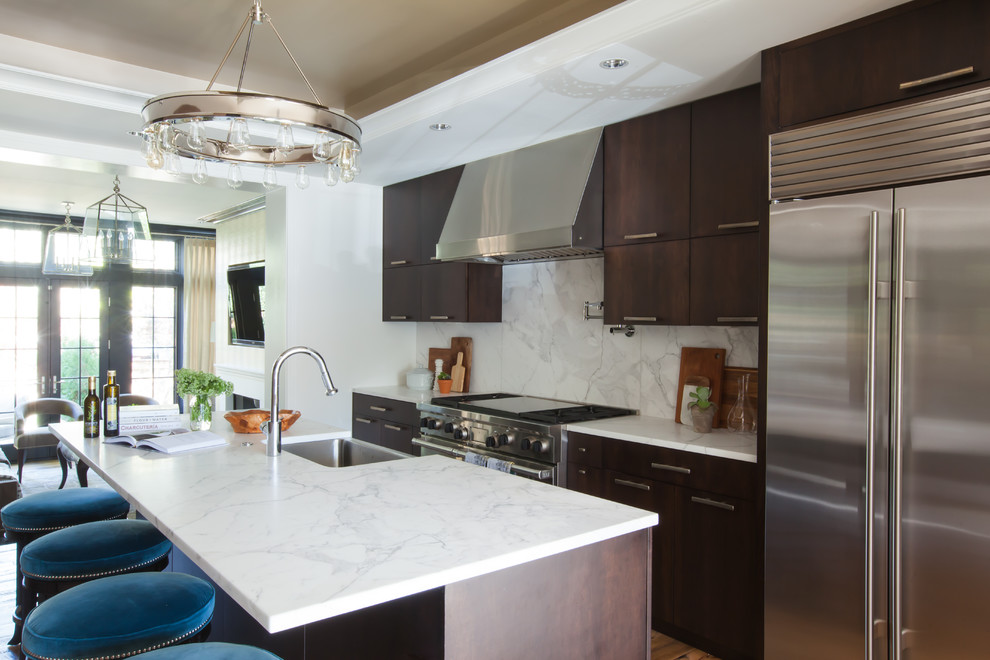 Brownstone Transitional Kitchen DC Metro by Emerald