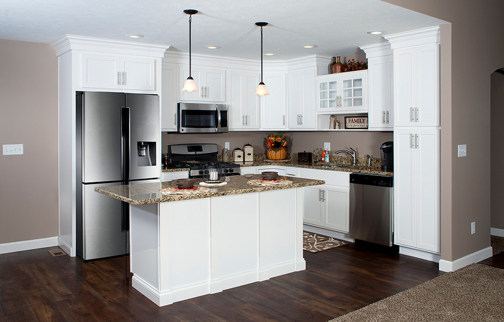 in White Traditional Kitchen Other by Kountry