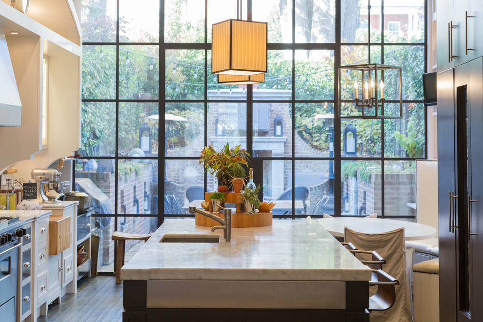 Kitchen / Patio Eclectic Kitchen DC Metro by Overmyer Architects Houzz