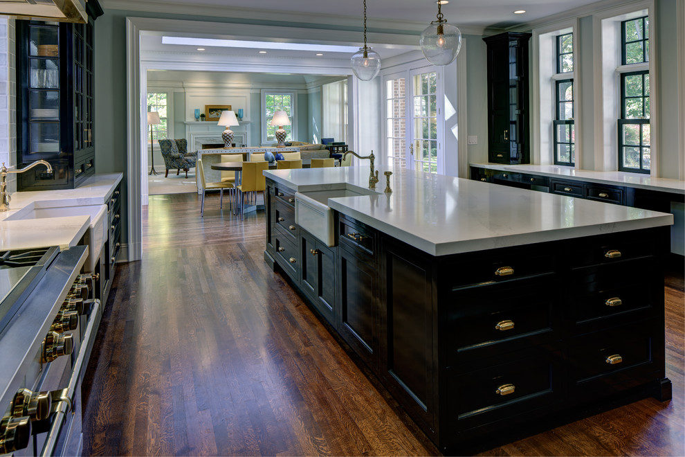 Georgian Colonial Addition | Madison, NJ - Transitional - Kitchen - New York - by Rosen Kelly ...