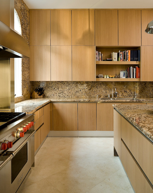 Giallo Vicenza Modern Kitchen Moderno Cocina Miami de hausscape