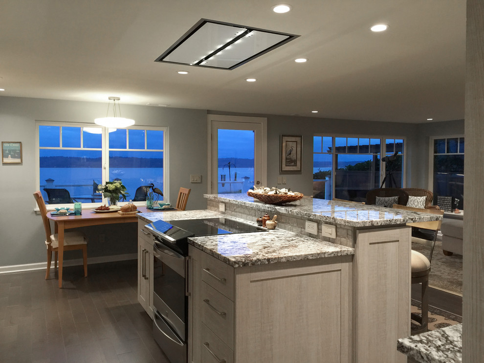 Gig Harbor Kitchen With a View Transitional Kitchen Seattle by