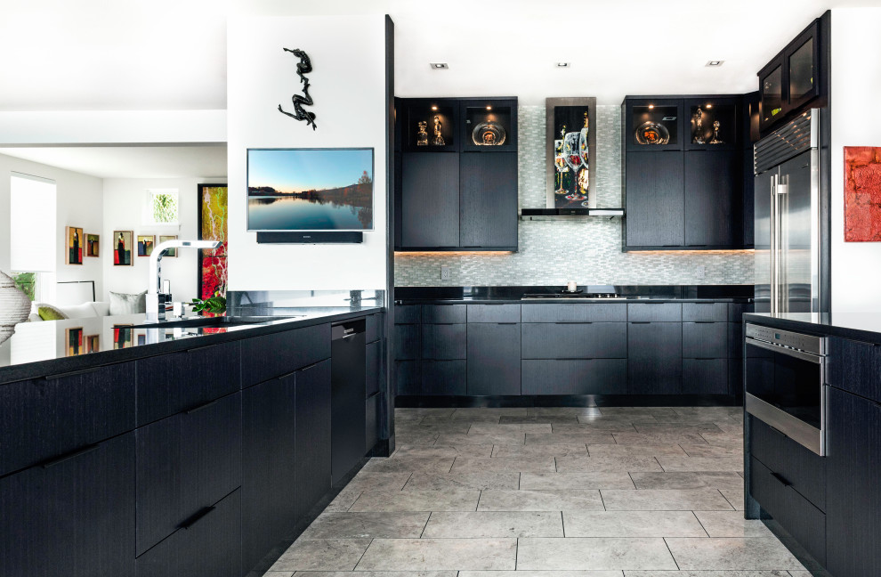 Glass Art Kitchen Modern Kitchen Seattle by Signature Design