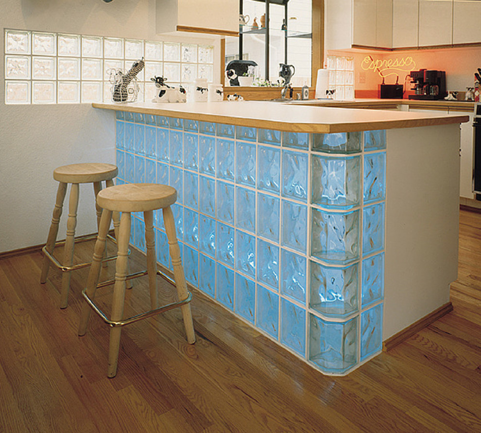 Glass Block Kitchens Contemporary Kitchen New York by Eastern