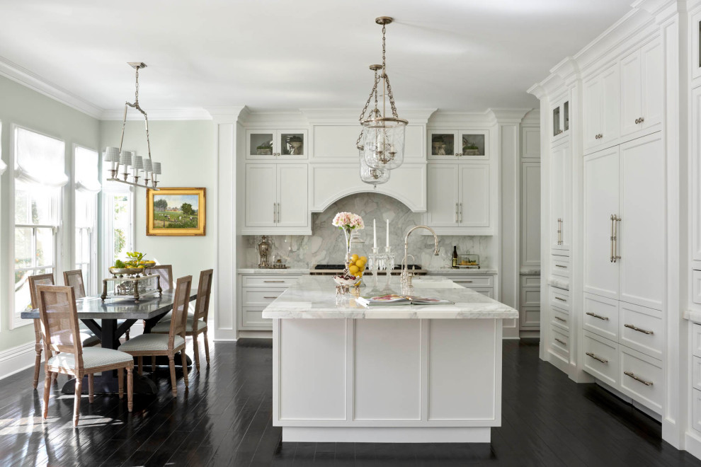 French country kitchen photo in Orange County