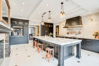 Golden Elegance - Transitional - Kitchen - Baltimore - by The Kitchen ...