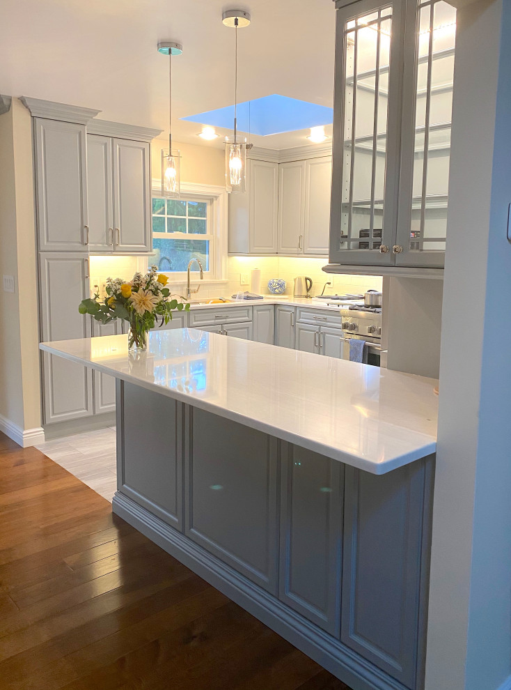 in Gray Transitional Kitchen New York by Rochon New