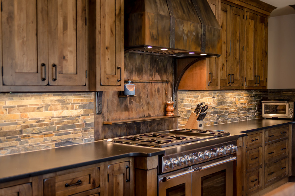 Grand Lake Getaway Rustic Kitchen Denver by Alpine Lumber Houzz