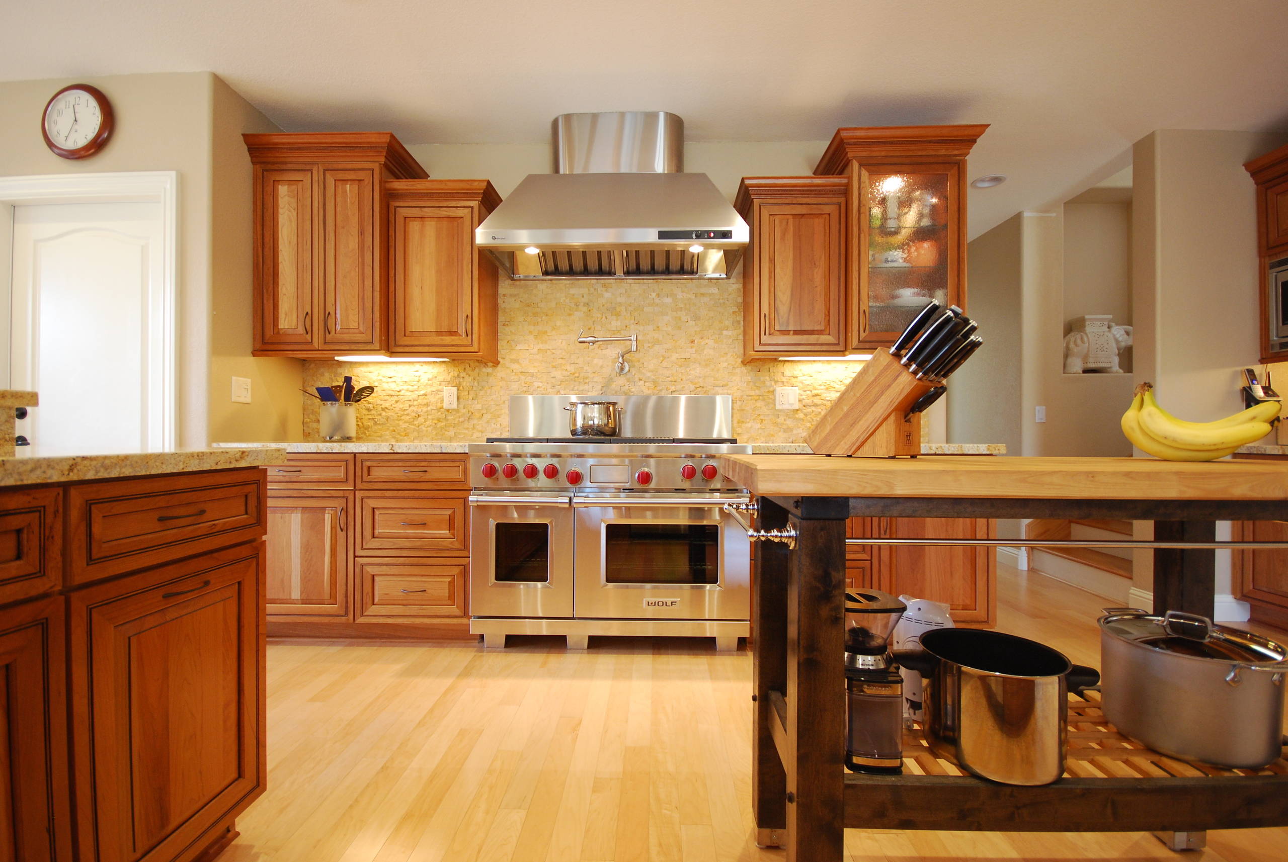 Kraftmaid honey spice cabinets best sale