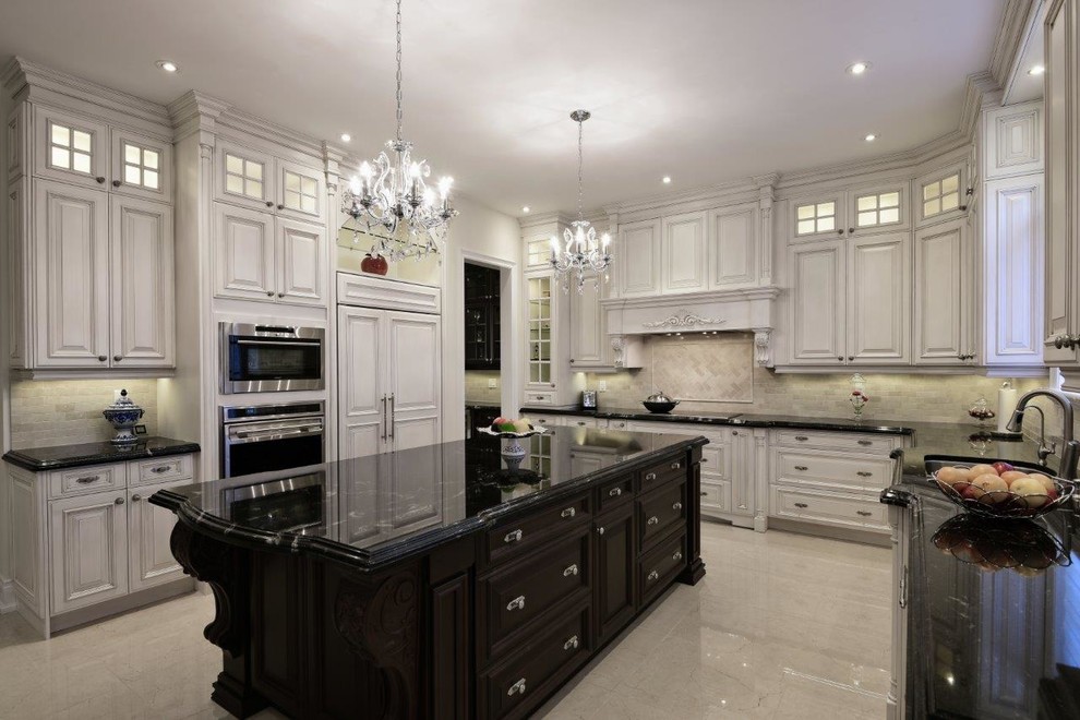 Granite Countertops in Toronto Kitchen - Traditional - Kitchen - Toronto - by Majestic Marble ...