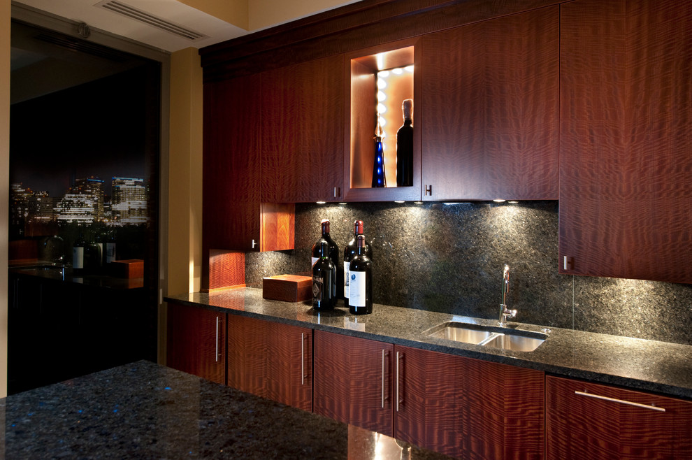 Granite Kitchen / Bar Area Contemporary Kitchen DC Metro by